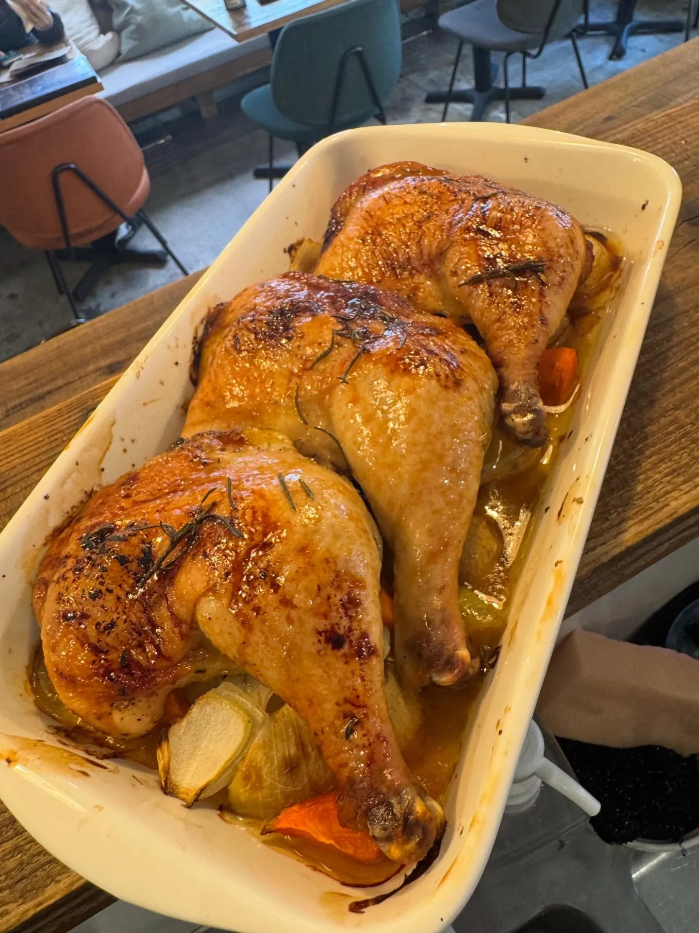 チキン焼けました！