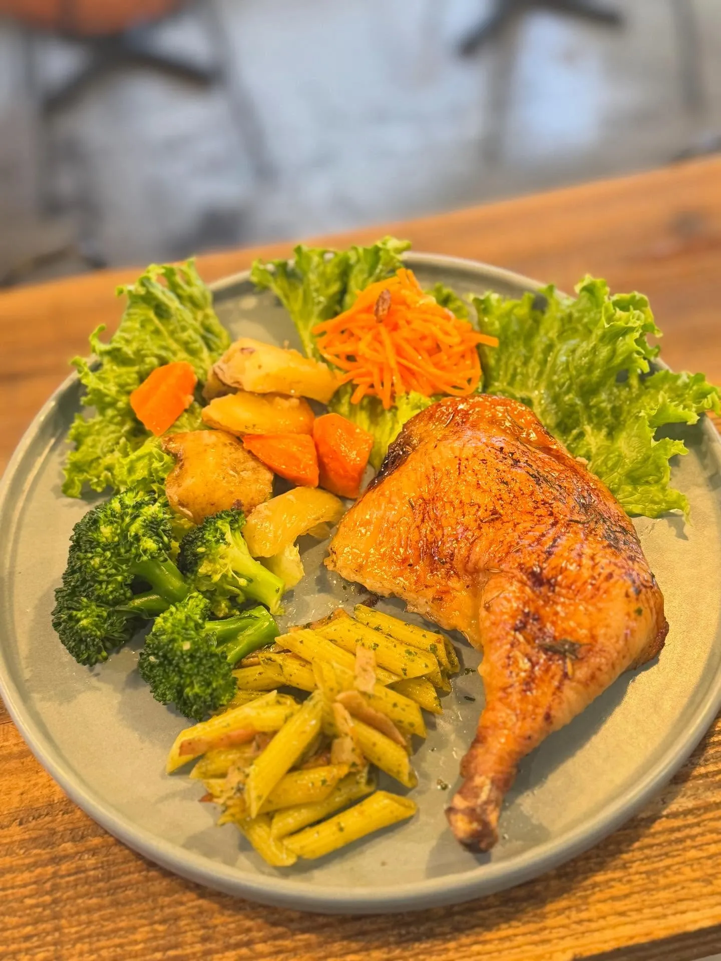 チキン焼けました!