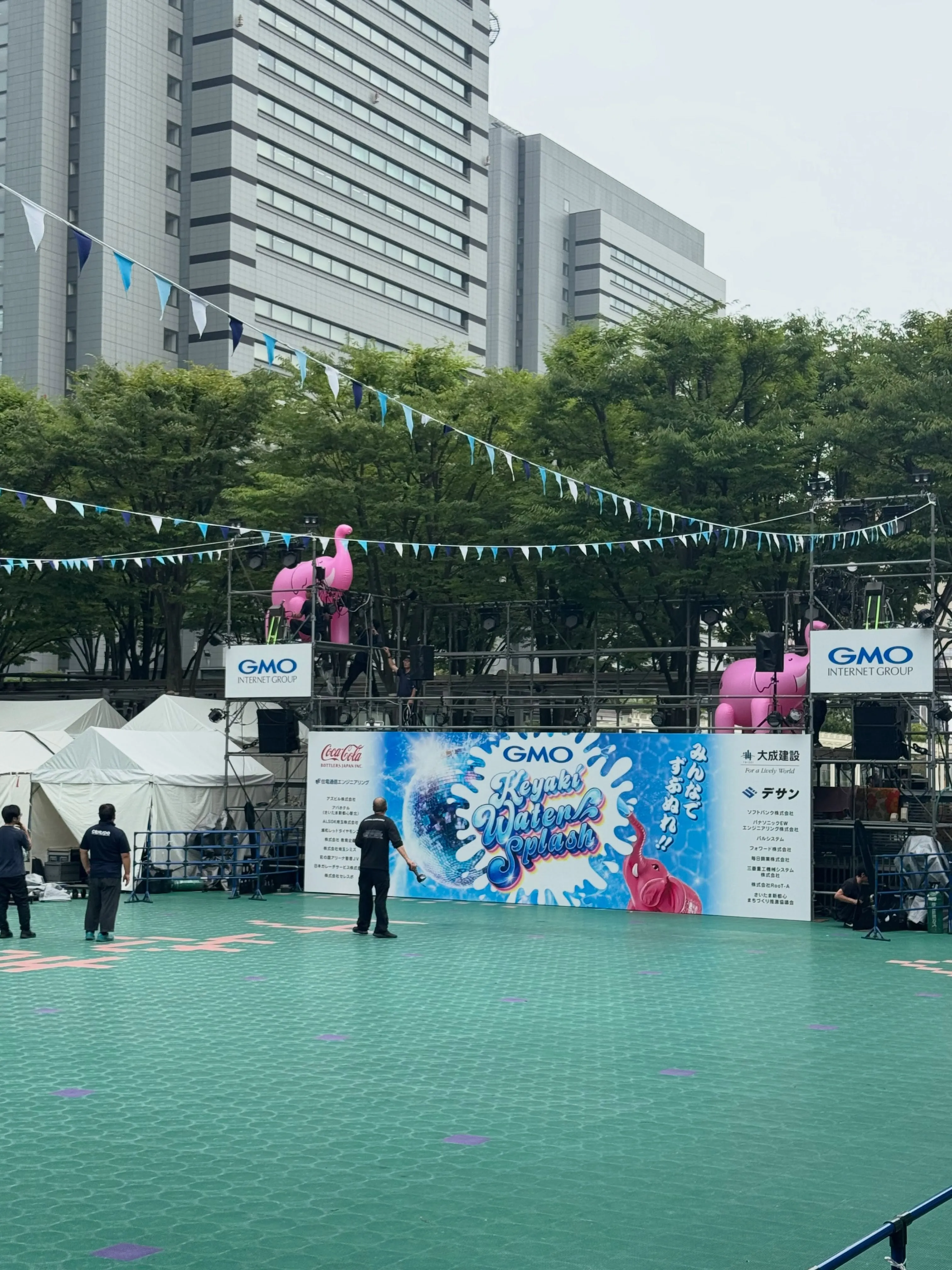 明日7/18〜20の3日間、さいたまアリーナけやきひろばにて...